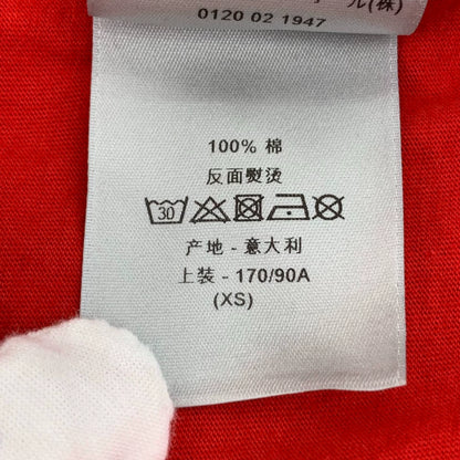 Dior Red Graphic Cotton T-Shirt