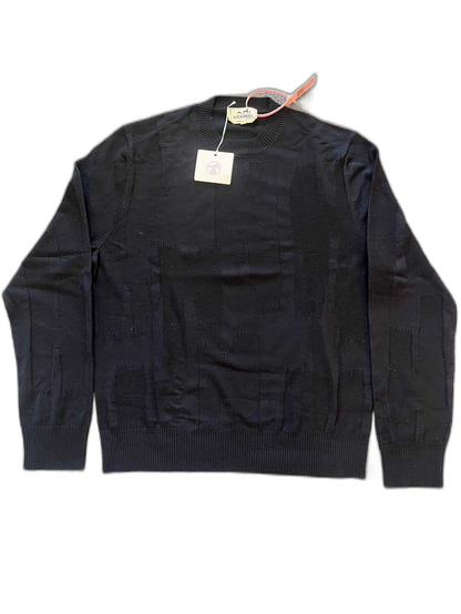 Hermes Long Sleeve Knit Sweater for Men