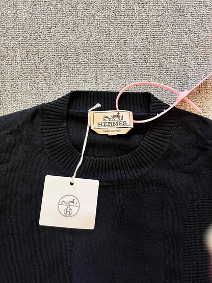 Hermes Long Sleeve Knit Sweater for Men