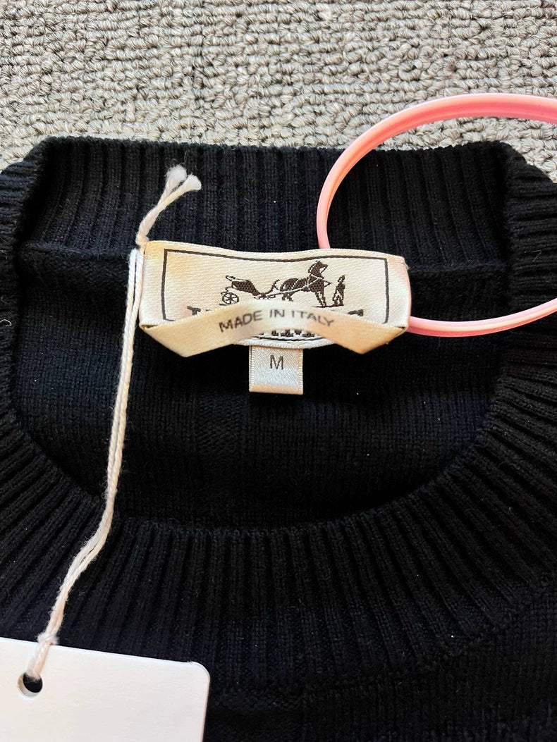 Hermes Long Sleeve Knit Sweater for Men