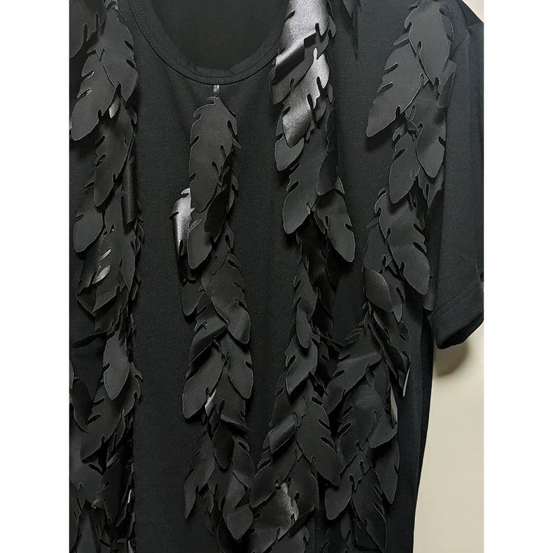 Comme des Garcons Leaf Layered Short Sleeve T-shirt