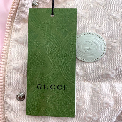 Gucci Dual G Print Pink White Vest