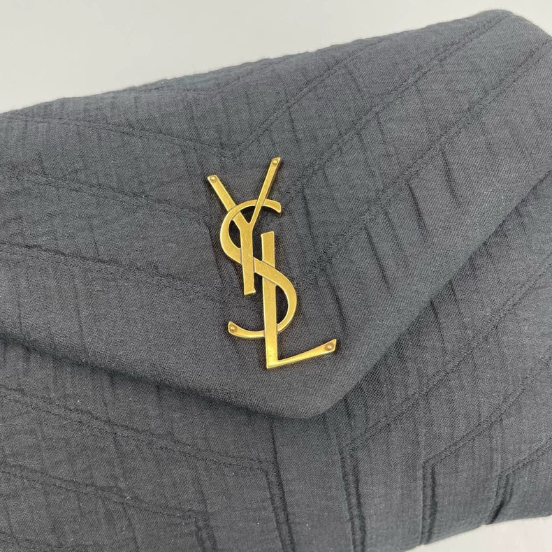 YSL Loulou Small Pleated Chain Bag