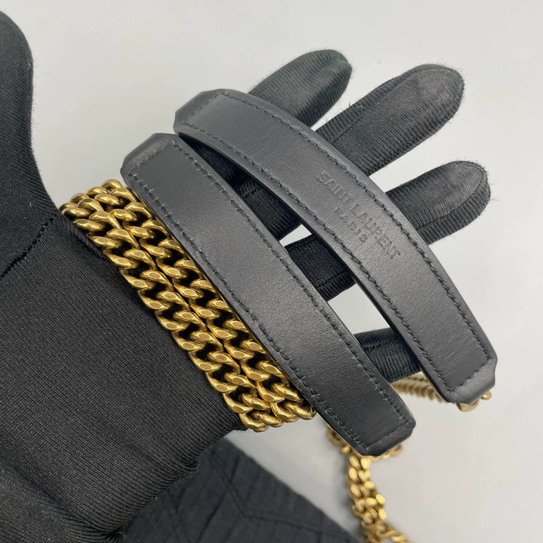 YSL Loulou Small Pleated Chain Bag