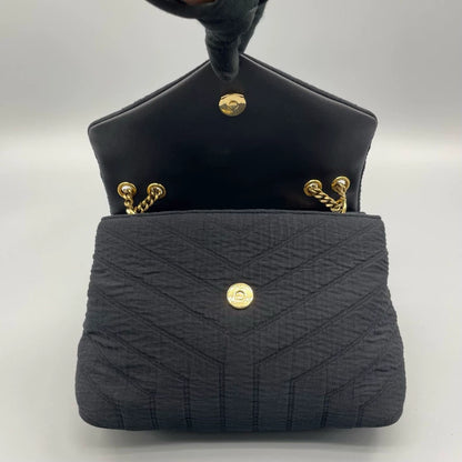 YSL Loulou Small Pleated Chain Bag