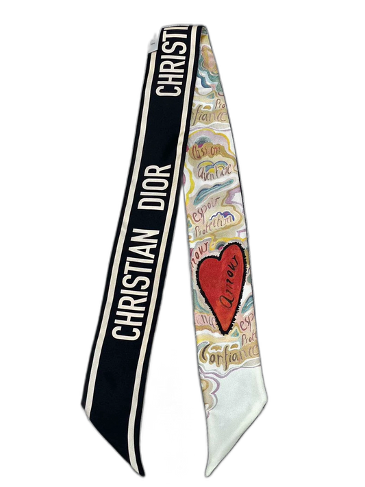 Dior Heart Silk Scarf