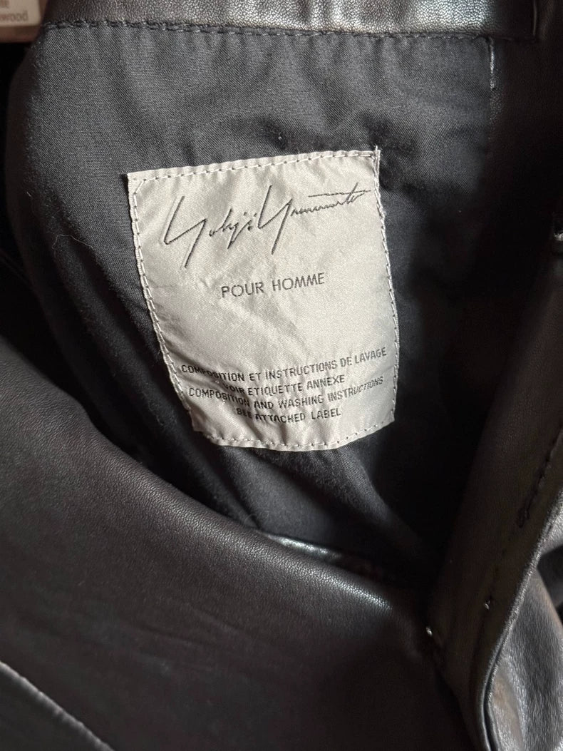 Yohji Yamamoto Leather Blazer 2010AW