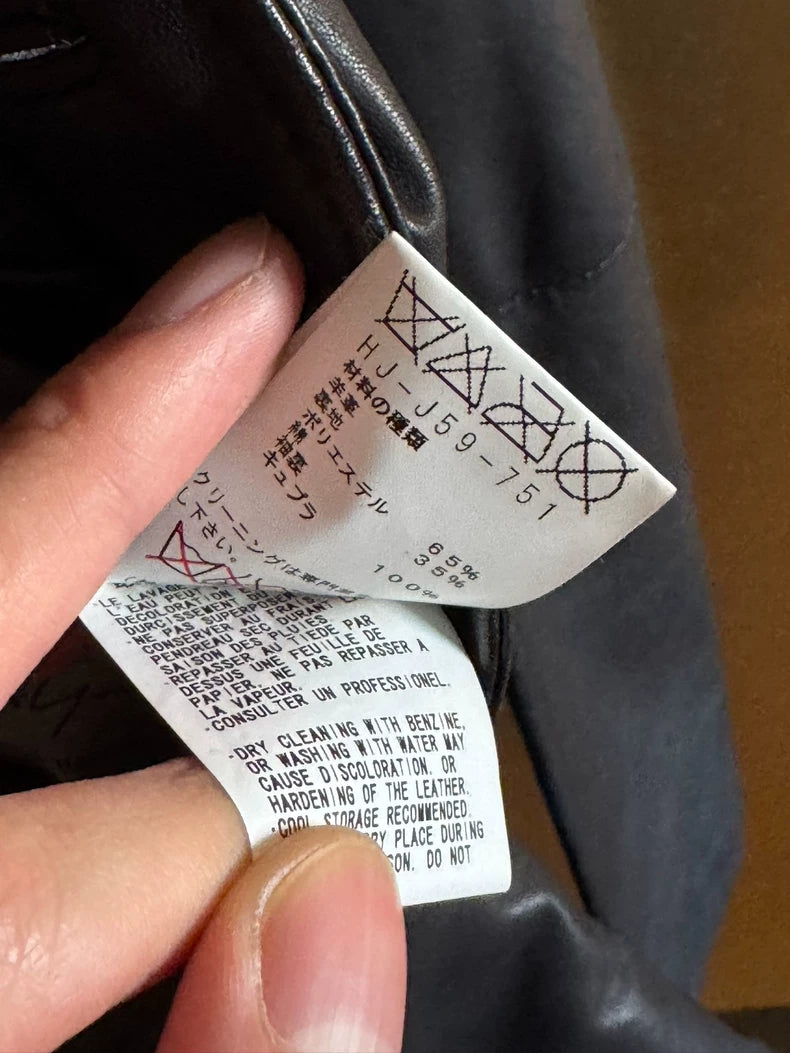 Yohji Yamamoto Leather Blazer 2010AW