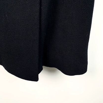 Christian Dior Black Double-Breasted Wool Coat