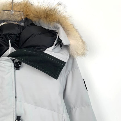 Canada Goose Hooded Fur Collar Parka Coat