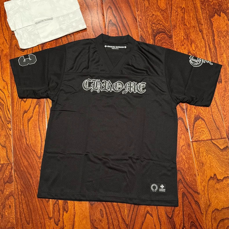 Chrome Hearts Black Mesh Hockey Jersey Tee