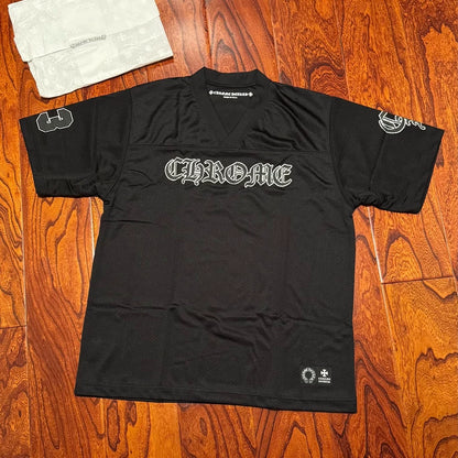 Chrome Hearts Black Mesh Hockey Jersey Tee