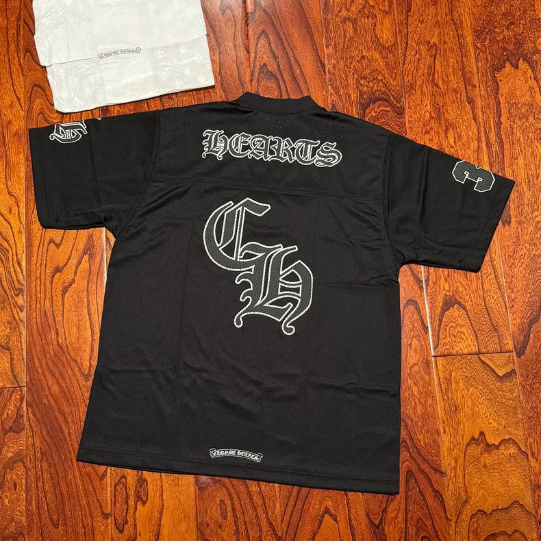 Chrome Hearts Black Mesh Hockey Jersey Tee