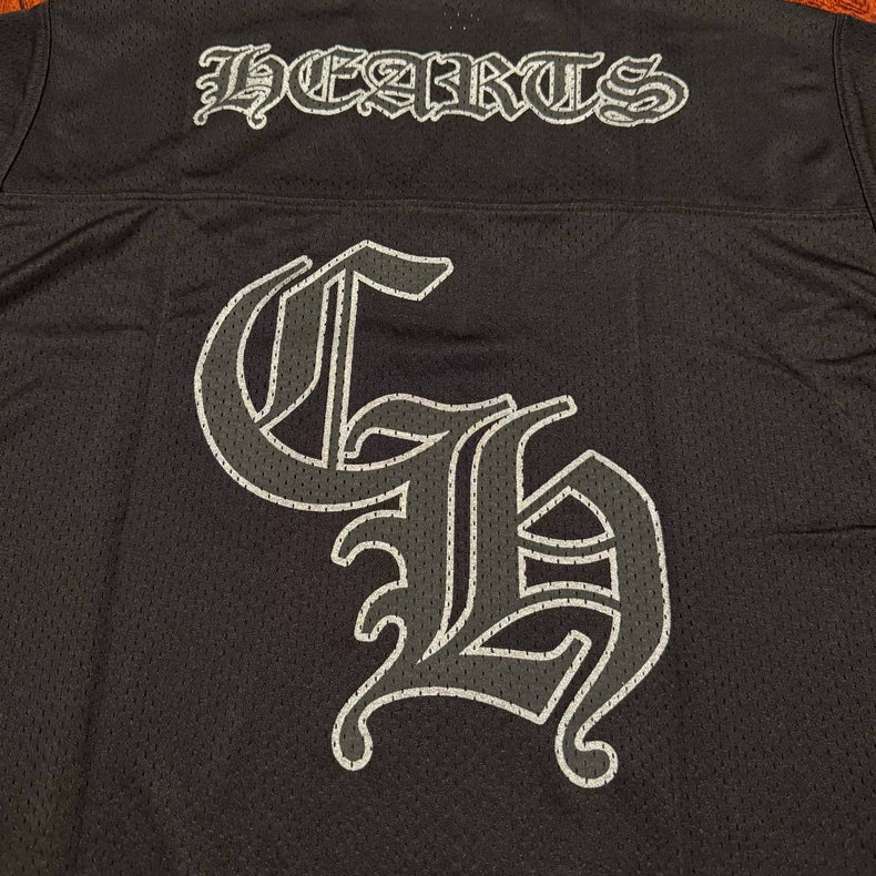 Chrome Hearts Black Mesh Hockey Jersey Tee