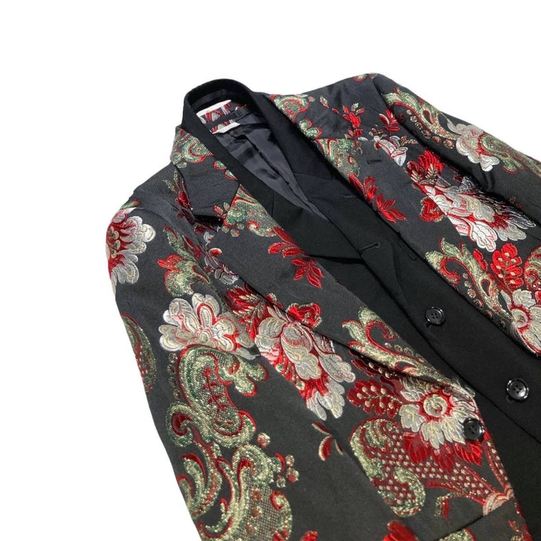 COMME des GARCONS HOMME PLUS Embroidered Long Blazer