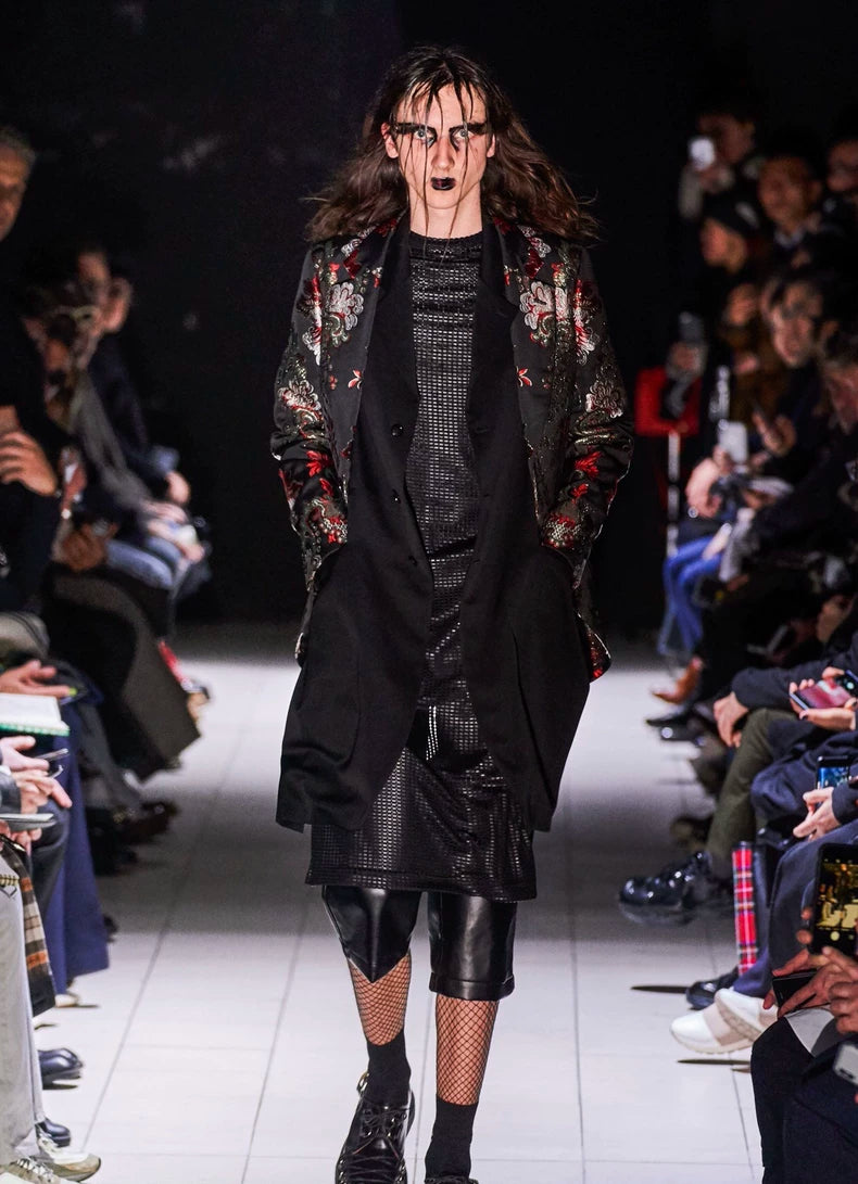 COMME des GARCONS HOMME PLUS Embroidered Long Blazer