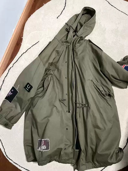 Raf Simons FRED PERRY co-branded trench coat