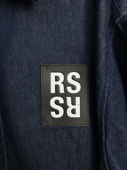 Raf Simons logo print denim jacket - DMC