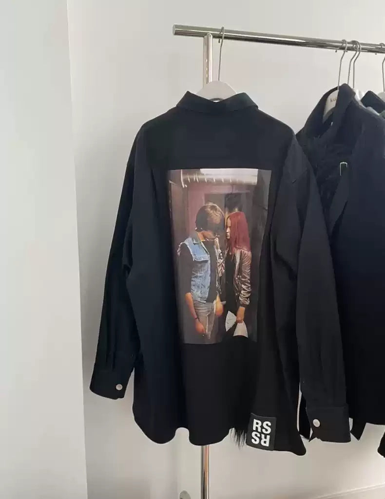 Raf Simons Fallen street denim jacket