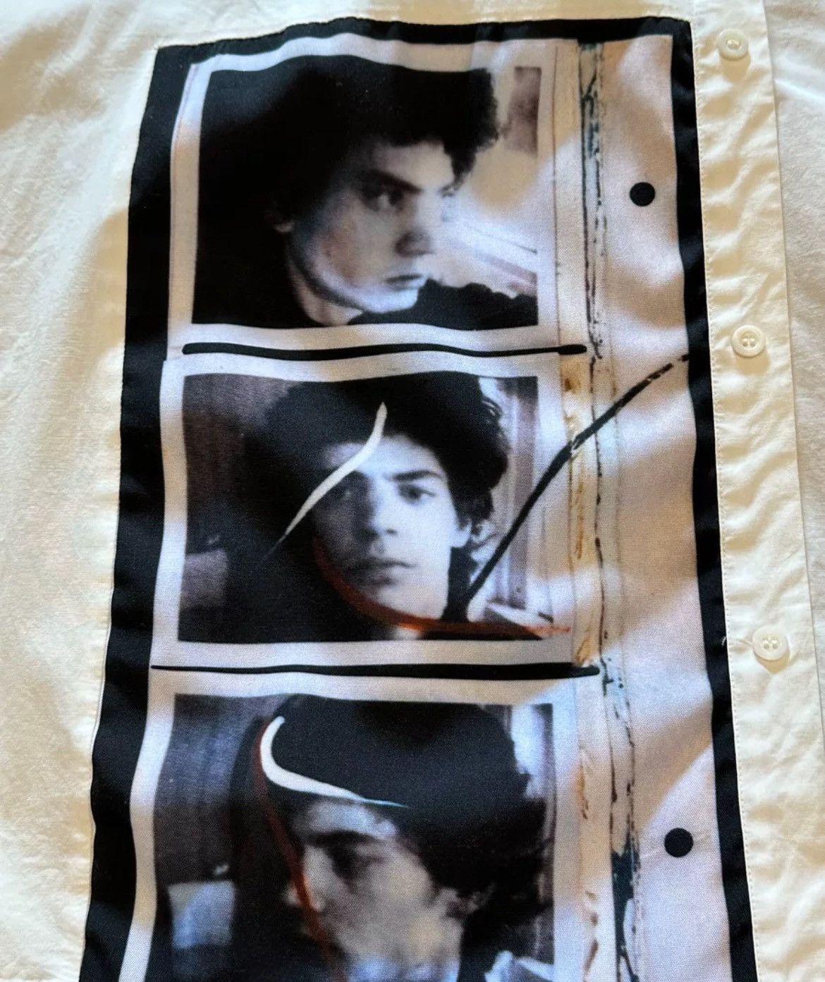 Raf simons 17ss Robert white portrait shirt - DMC