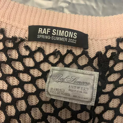 Raf simons knitted vest catwalk