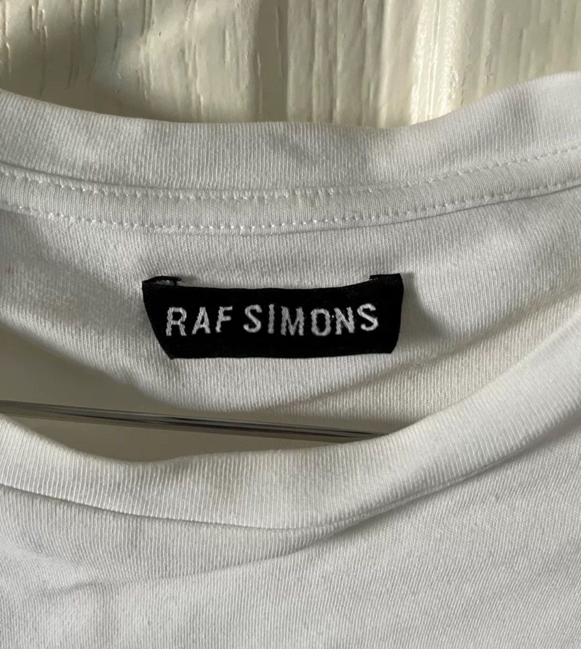 Raf Simons white Tshirt - DMC