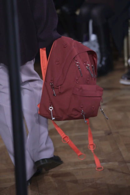 Raf Simons Eastpak 19ss spot red rings backpack