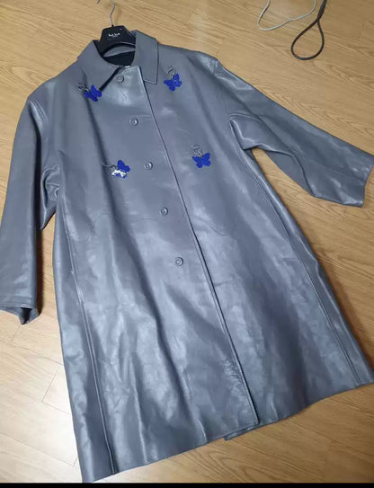 Raf Simons Hanging calfskin coat