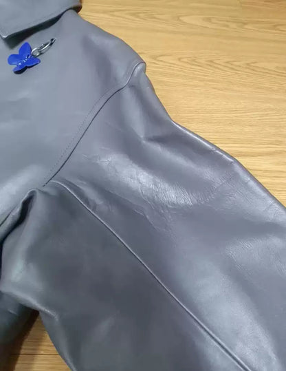 Raf Simons Hanging calfskin coat