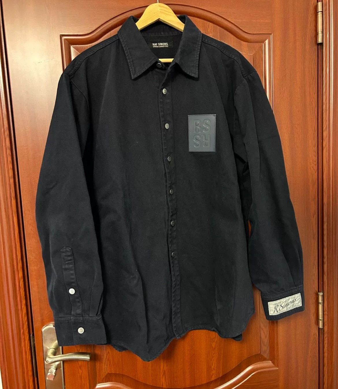 Raf simons navy blue 22ss shirt - DMC