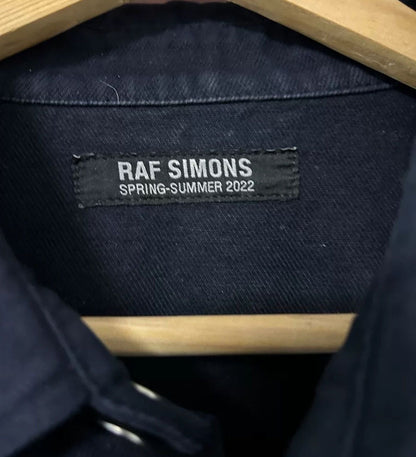 Raf simons navy blue 22ss shirt - DMC