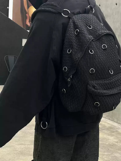 Raf Simons X Eastpak 19aw woven hoop backpack