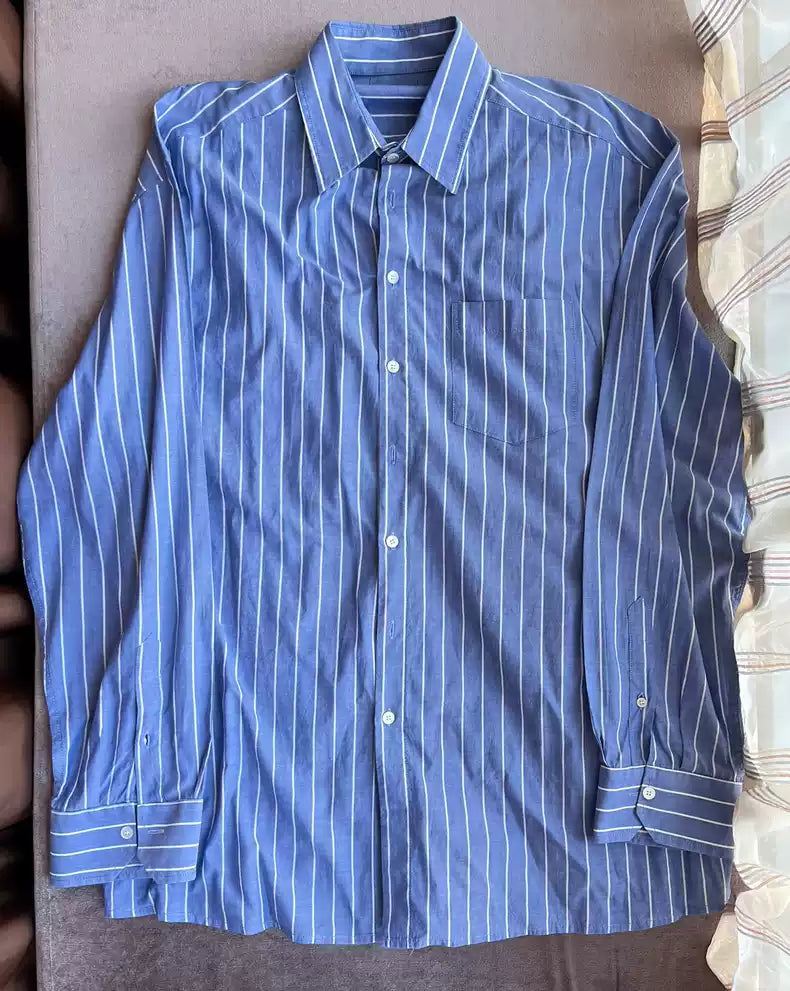 Raf Simons Blue striped shirt