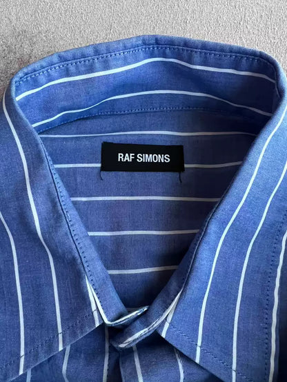 Raf Simons Blue striped shirt