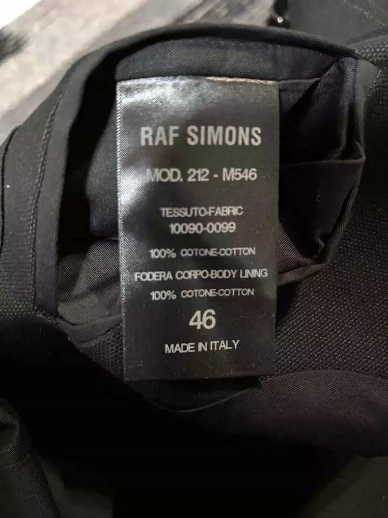 Raf Simons 21AW Contour Collar Coat Coat