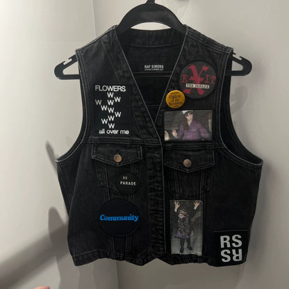 Raf Simons Cowboy vest jacket sign portrait