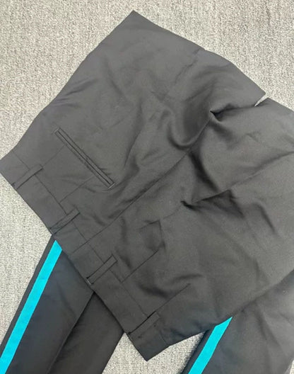 Raf Simons black and blue slacks pants - DMC