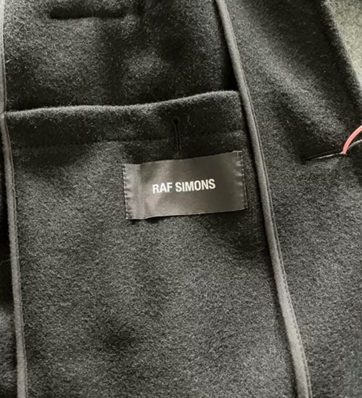 Raf simons 16aw lapel patch coat - DMC