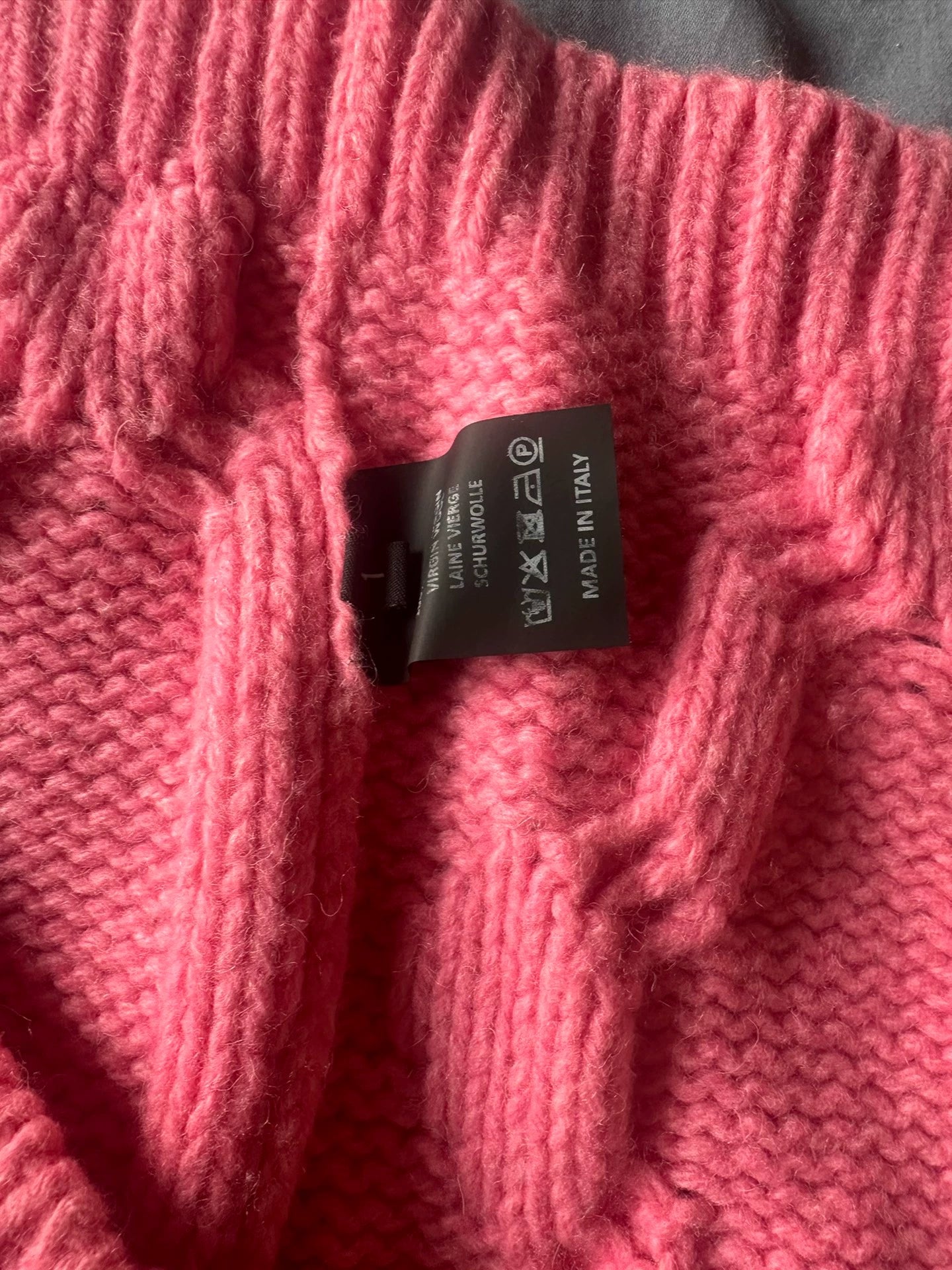 Raf Simons 2021fw pink sweater