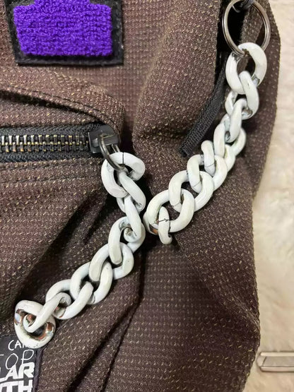 Raf Simons Eastpak flocking r chain bag