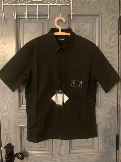 Raf Simons Men's contrast pocket shirt