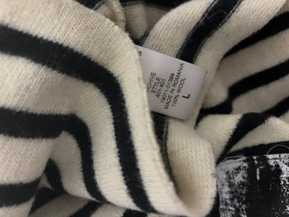 Raf Simons Redux striped patch sweater