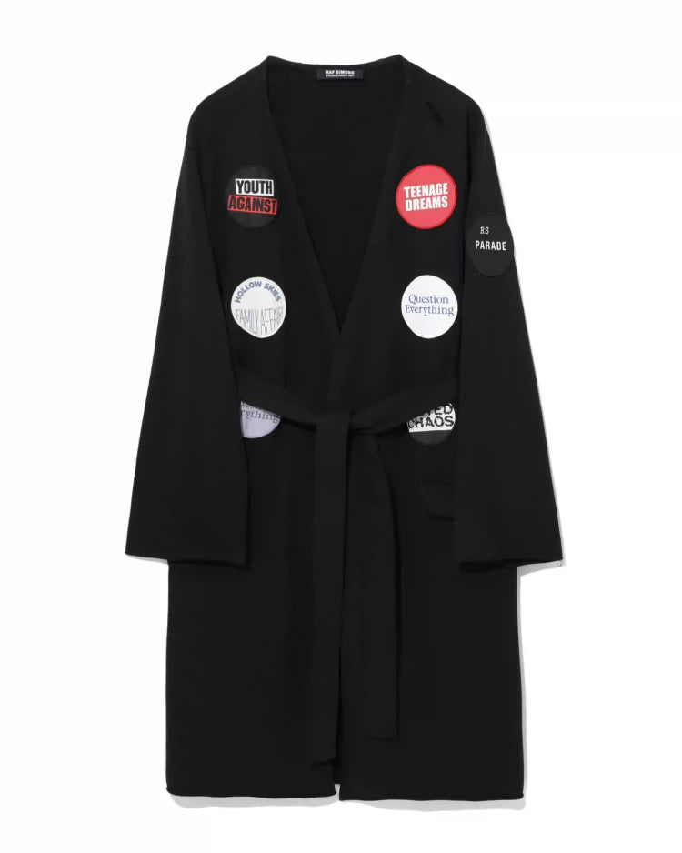 Raf Simons 21 spring and summer badge robe