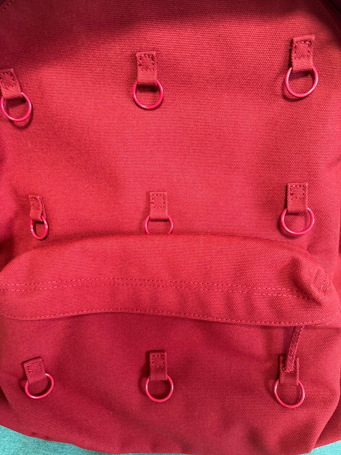 Raf Simons X eastpak 19AW red iron ring