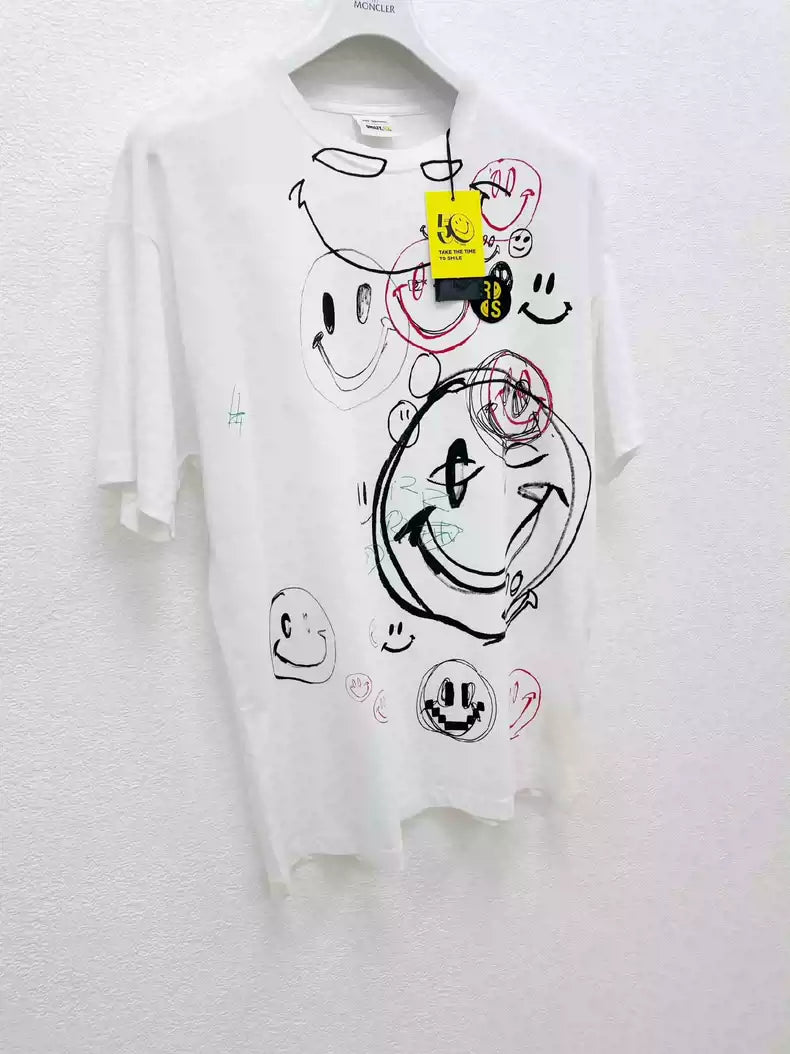 Raf Simons Cotton loose short sleeve T-shirt