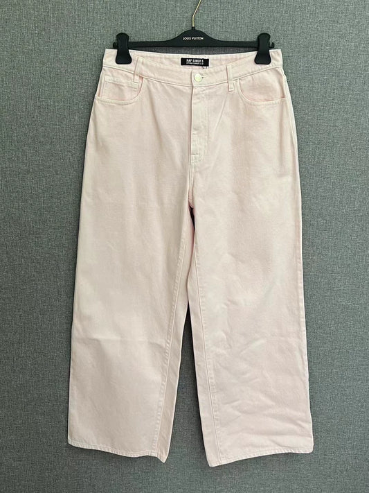 Raf Simons Light pink straight overalls