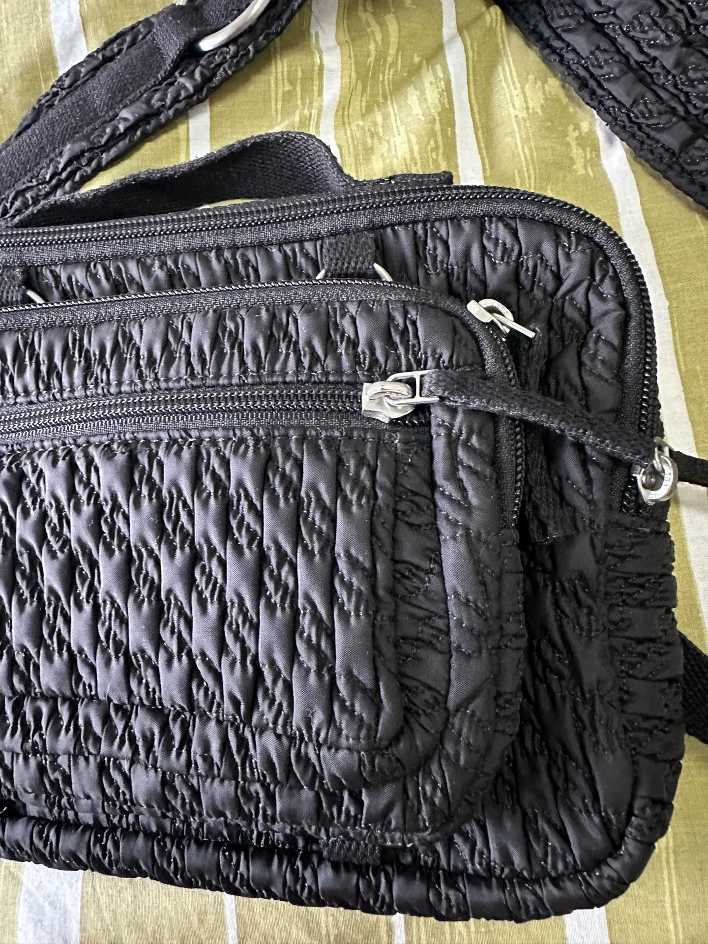 Raf Simons Eastpak co-branded hoop woven purse