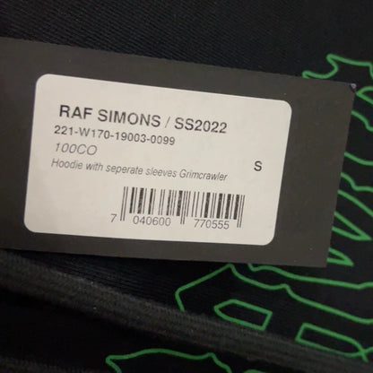 Raf Simons 22SS fallen angels hoodie sweater with sleeves.