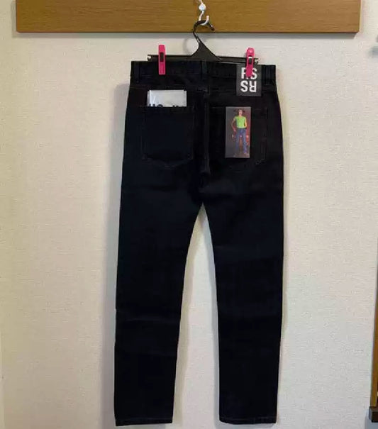 Raf Simons 21ss leather picture jeans