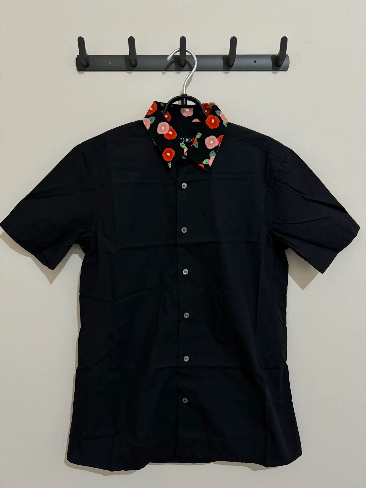 Raf Simons 13ss flower collar shirt short sleeve